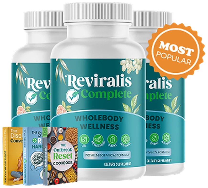 Reviralis Complete wholebody wellness capsules, 60 capsules per bottle
