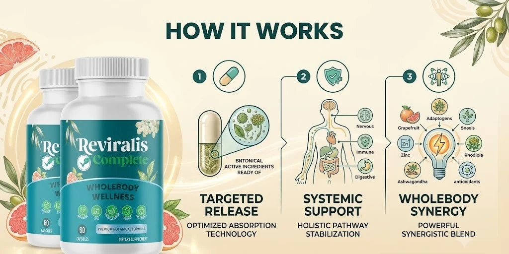 How Reviralis Complete works: targeted release, systemic support and wholebody synergy